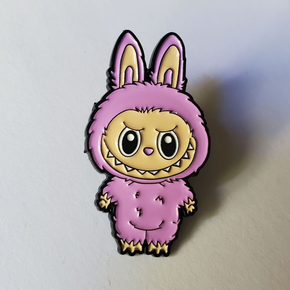 Lavendar Labubu Enamel Pin